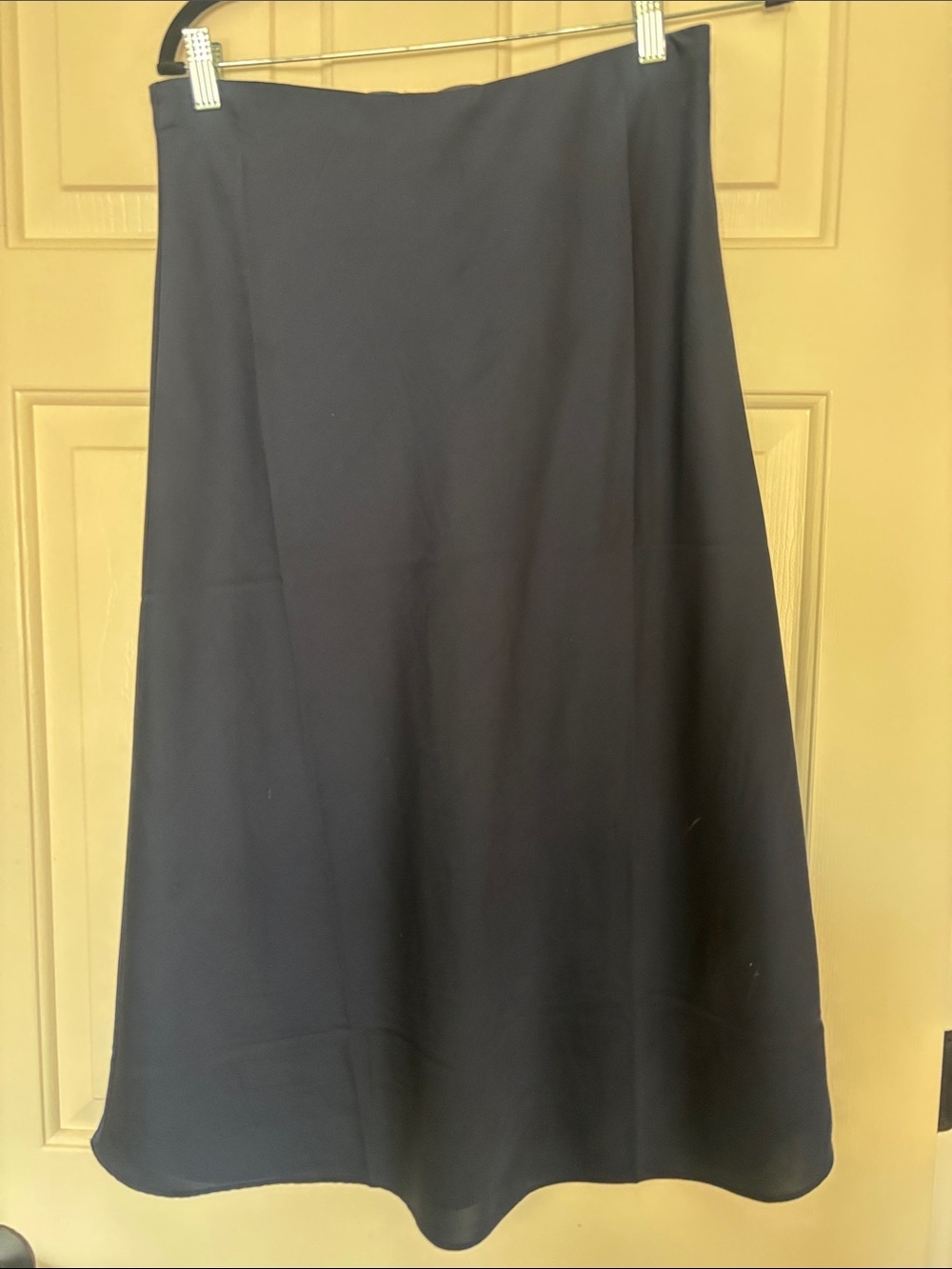 Classic Navy JCrew Gwyneth slip skirt, SM, Timeless Minimal Design. Never worn.